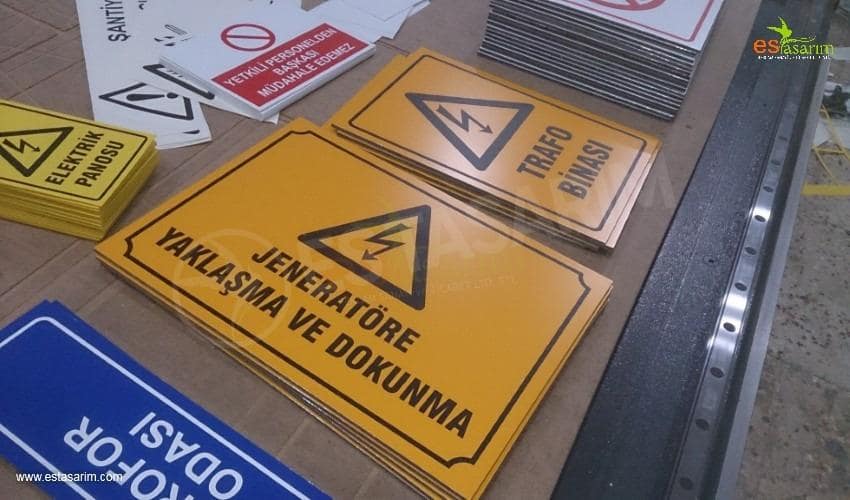 Es tasar m uyar levhas i g venli i levhalar 9Es Tasar m Reklam 