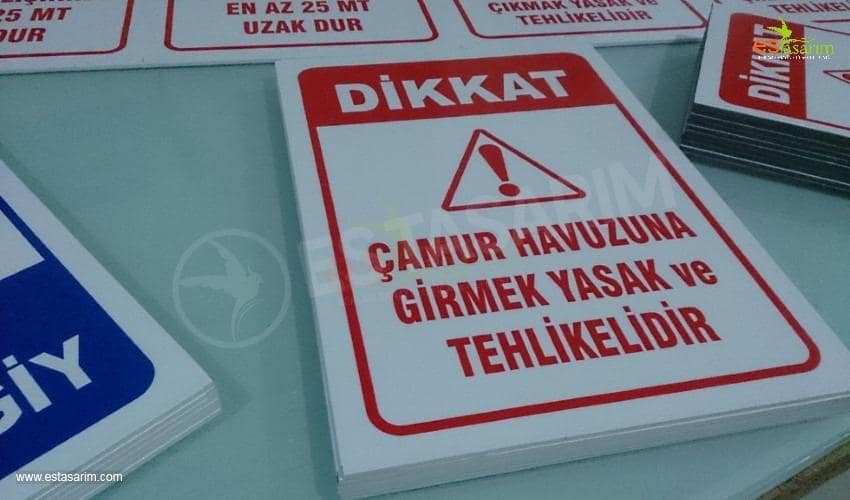 Es tasar m uyar levhas i g venli i levhalar 3Es Tasar m Reklam 